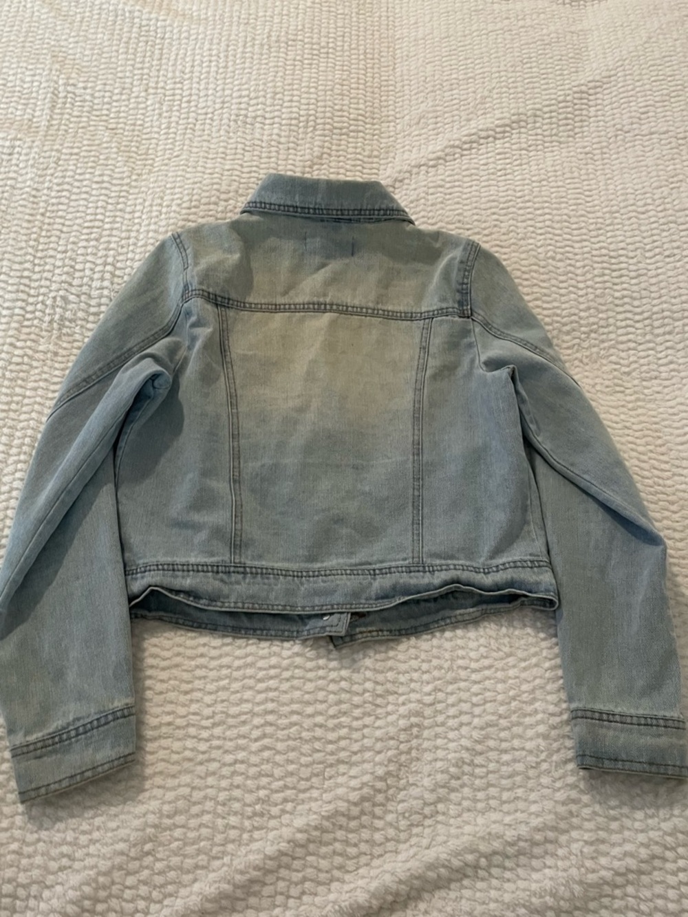 CI SONO Light Blue Denim Jean Jacket | Classic Button-Front Jean Jacket - Picture 5 of 16